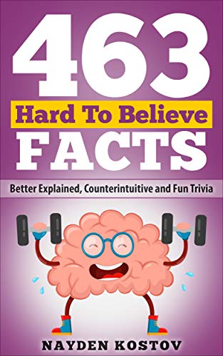 463 Hard to Believe Facts: Better Explained, Counterintuitive and Fun Trivia on Kindle