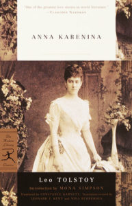 Famous Literary Fiction Books - Anna Karenina by Leo Tolstoy
