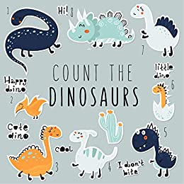 Animal books for kids - Count the Dinosaurs