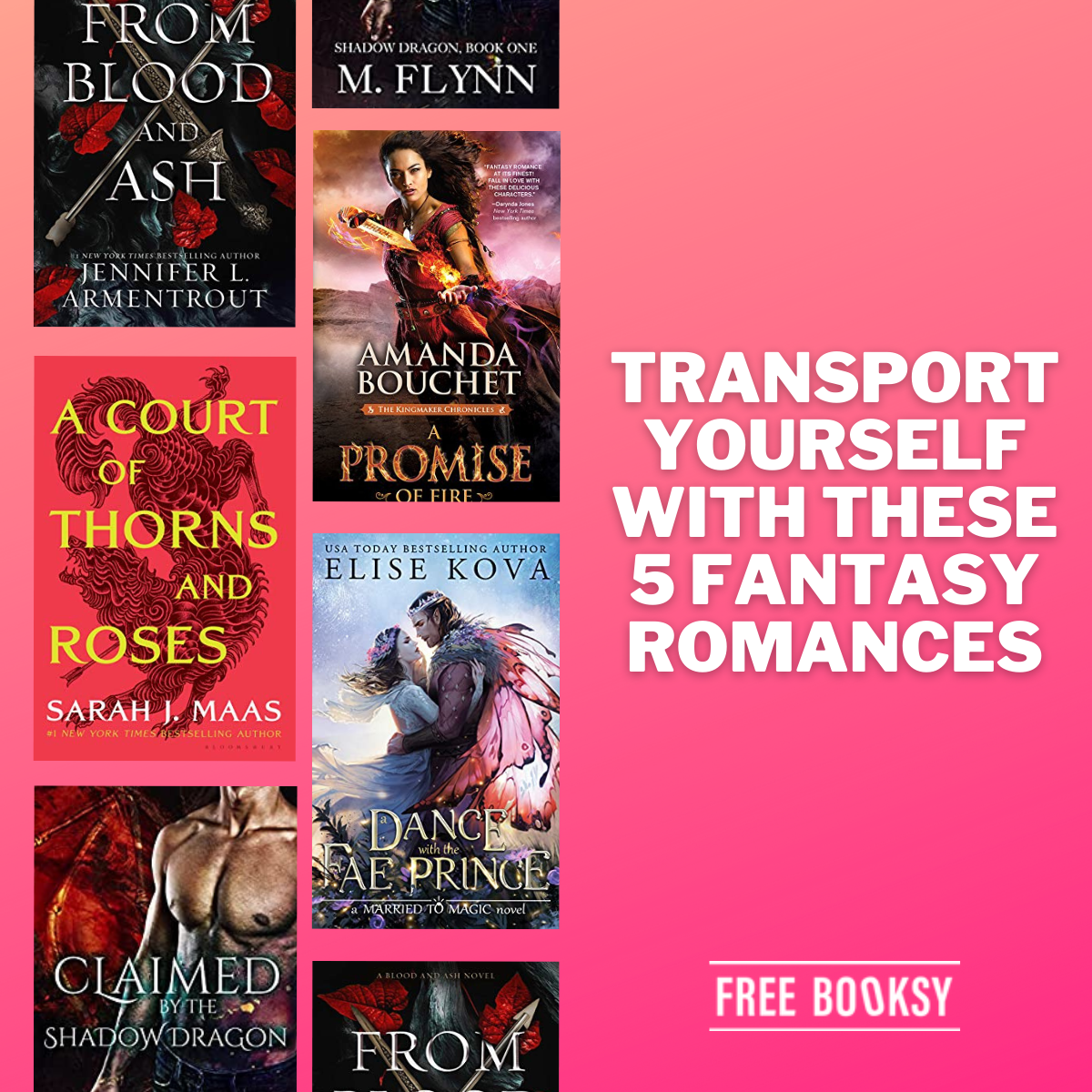 Fanatsy Book Unsing The Word Roses Transport Yourself With These 5 Fantasy Romance Books - Freebooksy