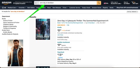 How to leave a review for a Kindle Book 1