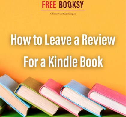 How to Leave a Review For a Kindle Book